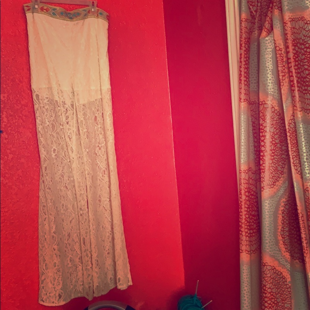 Super cute boho lace flare pants